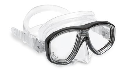 Máscara de mergulho profissional 1 Máscara de mergulho M-212 Superfície em Dimpled com espessuras variadas de silicone e cumes de estabilidade com ajuste superior Novo ajuste da fita com apenas um