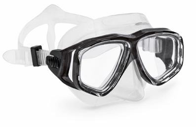 Máscara de mergulho para principiantes 1 Confortáveis Estojo incluído Distância pupilar total: apróx.