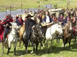 Comando (Combate e concessão) -1844 Batalha de Porongos (Lanceiros Negros) -1845 Acordo (Paz do Poncho Verde) - Anistia - Incorporação de oficiais