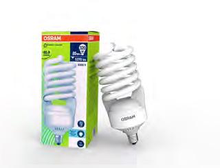 Lâmpadas fluorescentes compactas Formato da embalagem e