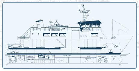 Nomenclatura do Navio - 8 As estruturas longitudinais e horizontais que dividem o navio, no sentido vertical, chamam-se pavimentos.