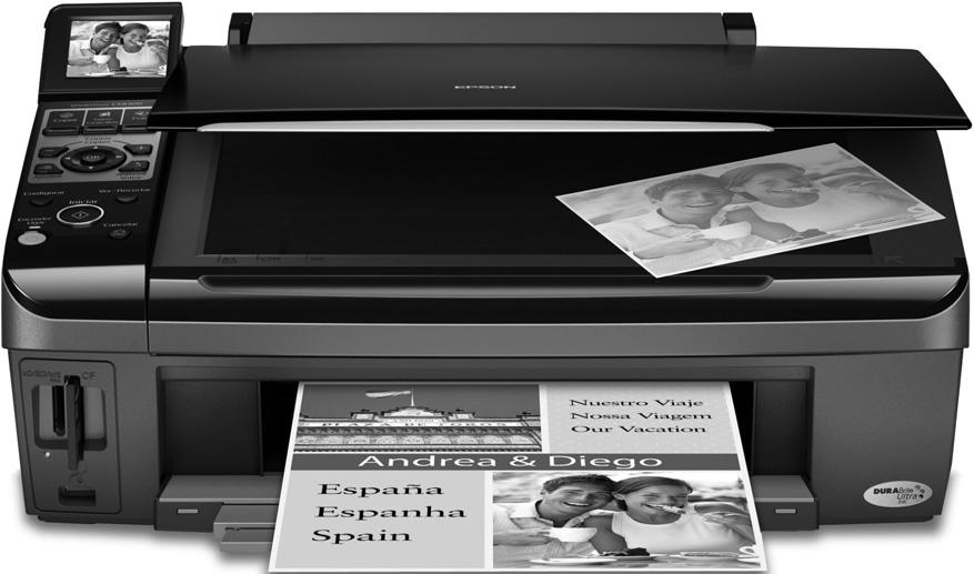 Epson Stylus CX8300 Series Guia de referência rápida Instruções básicas de impressão,