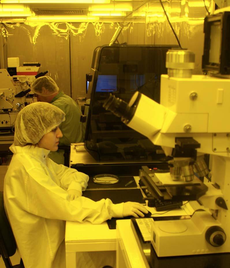 existentes: Microscopia Eletrônica (LME) Ciência de Superfícies (LCS) Microfabricação e