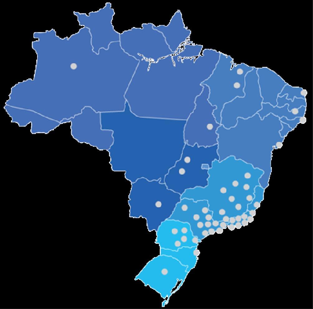 Presença BRMALLS Portfólio de alta qualidade, com grande força e escala regional Regional Nordeste/Norte 10% do NOI da Cia; 8 shoppings em operação, incluindo: Recife (PE); Paralela(BA); Rio Anil
