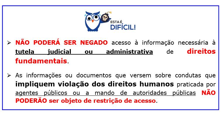 A NEGATIVA DE ACESSO à INFORMAÇÃO A NEGATIVA DE ACESSO à INFORMAÇÃO No caso de indeferimento de