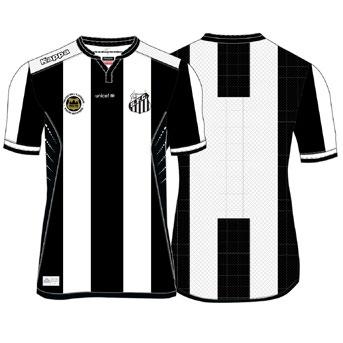 Dry 100% poliéster GRADE: 10/12/14 PREÇO SUGERIDO: R$ 159,90 KITJUV REPLICA HOME SANTOS 16 CAMISA AWAY KOMBAT SANTOS 16 Kit juv replica home, composto por camisa, Camisa Kombat away, estampa