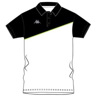 POLO AUTHENTIC SWELL Camiseta polo masculina, recortes frontais, vista para dois botões, patch Omini aplicado no peito. Tecido: Piquet, 100% algodão.