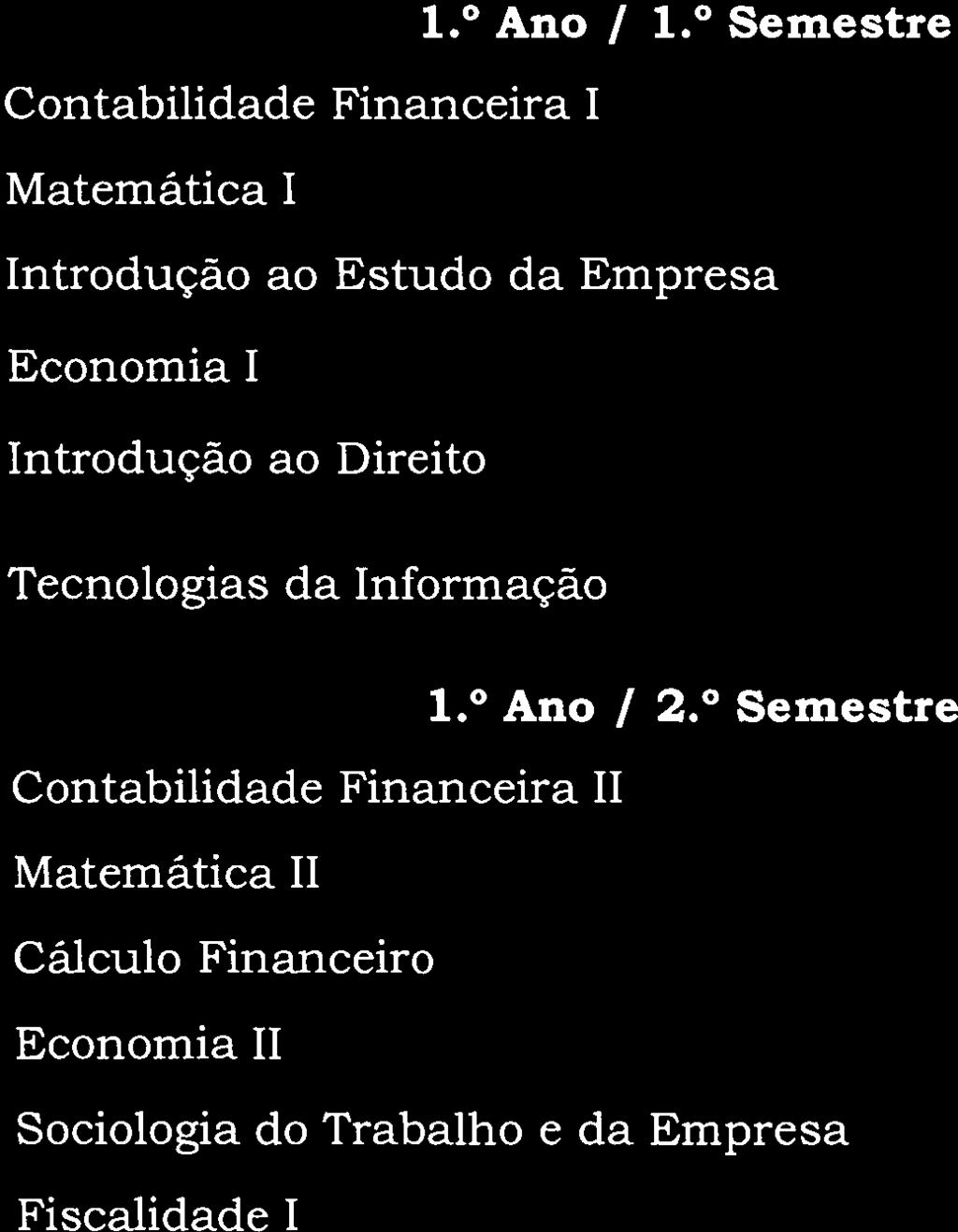 obtenção de 180 ECTS, distribuídos ao longo de seis semestres. Artigo 6.