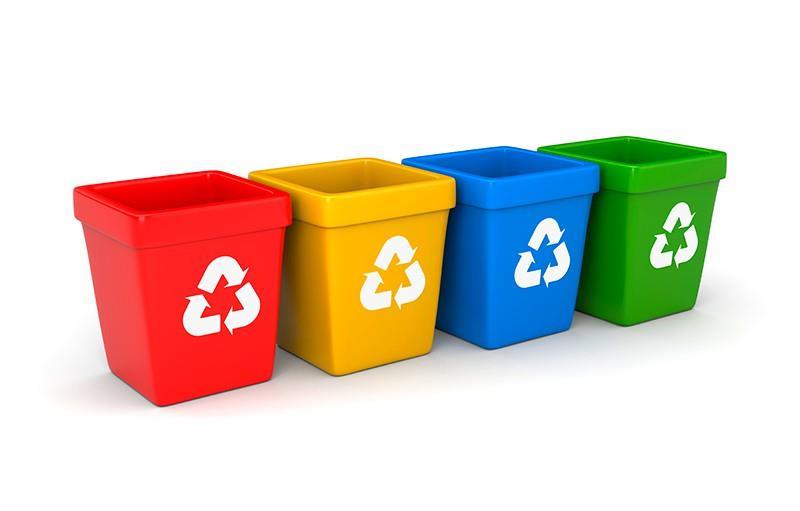 Os diferentes tipos de lixo têm propriedades físicas e químicas diferentes.