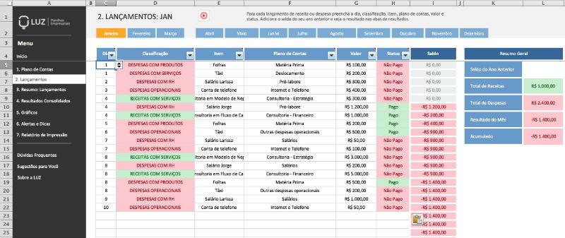 Agora você já pode fazer o processo de transferência de dados. Selecione das colunas B até F das linhas 11 até a última linha preenchida. Aperte em Editar > Copiar, ou o famoso Ctrl+C.