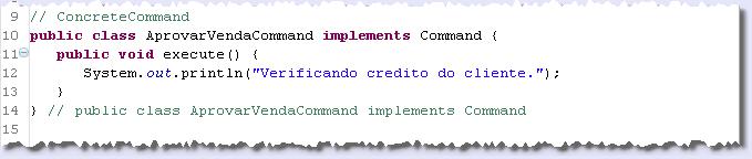 Exemplo na API Java A interface java.swing.