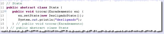Exemplo de Código Exemplo na API Java Observações Padrões