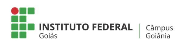 PROCESSO SIMPLIFICADO PARA SELEÇÃO DE ESTAGIÁRIOS - 27/1 RESULTADO FINAL A Diretoria do Campus Goiânia do Instituto Federal de Goiás - IFG, por meio da Gerência de Pesquisa, Pós-Graduação e Extensão,