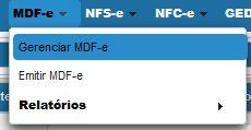 Ao clicar em gerenciar e pesquisar o Mdfe o arquivo estará como digitado,clique na seta VERDE até a AUTORIZAÇÃO do mdfe.