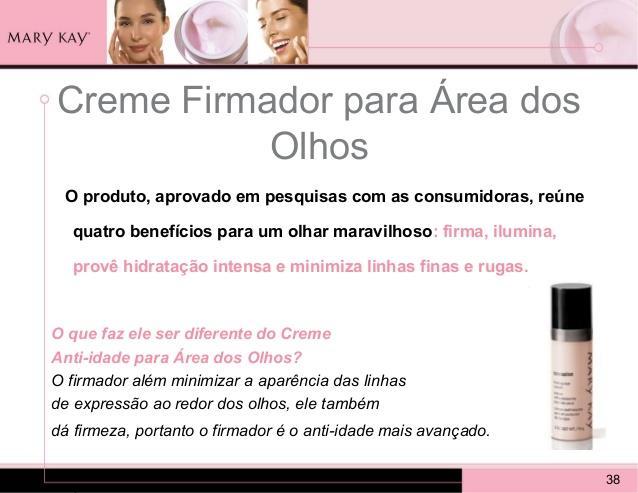 Creme Firmador para área dos Olhos Peptídios estimulantes de colágeno