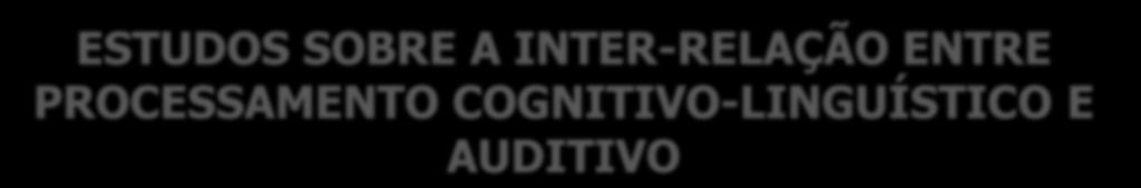 COGNITIVO-INGUÍSTICO E MOTOR DA AA 