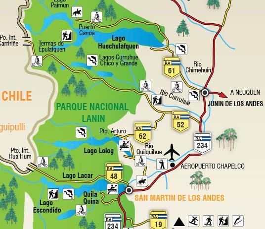 Andrade A. F. & Sluter C. R. Fig. 22 - Detalhe do mapa do parque nacional Torres del Paine, Chile. Fig. 23 - Detalhe do mapa de Aparecida do Norte: símbolos emoldurados em vermelho.