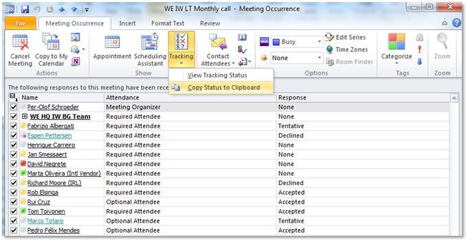 Tem dificuldade em consultar listas extensas de participações em reuniões no Outlook? Exporte a lista de participações do Outlook para Excel ou Word.