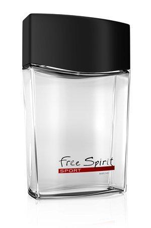 Free Spirit Sport Uma essência refrescante e suave, composta por notas energéticas, citricas e masculinas, para o homem apaixonado pela