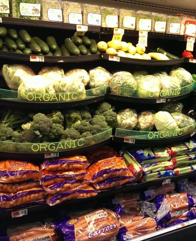 Supermercado Feira O6: 136 casos 53% Ficou sabendo que era orgânico pela embalagem 55% Viu o