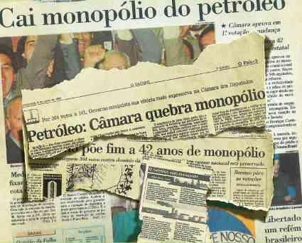 FASE DE EXPANSÃO No governo de Fernando Henrique Cardoso foi aprovado em 1997 o fim do monopólio estatal da exploração e produção do petróleo.