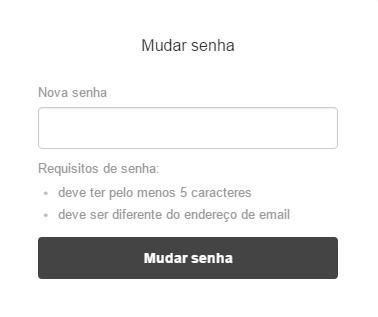 Clique no link e altere sua nova senha. Figura 4 Tela de alteração de senha 3.