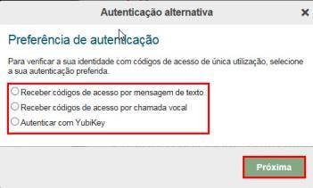 Deixá-la aberta você vai precisar ir no passo 3. PASSO 3: REGISTRAR SEU MÉTODO OU DISPOSITIVO PRINCIPAL Você tem duas opções para completar esta etapa.