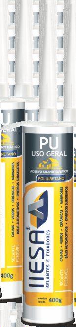 Linha Profissional Adesivos e Selantes PU Uso geral IIESA Selante de poliuretano modificado indicado para as mais diversas aplicações de vedações, preenchimentos e reparos da construção civil.