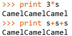 7 Exemplos >>> s = 'Camel' o que acontecerá?