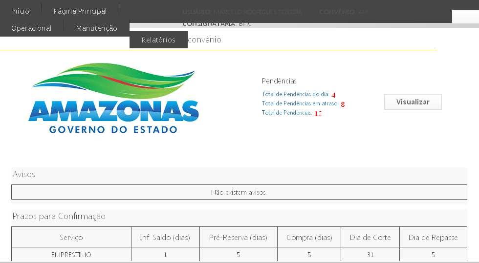 QUANTIDADE DE EMPRÉSTIMO POR SERVIDOR O órgão não limita a quantidade de empréstimo por matrícula. VERBAS FIXAS E VARIÁVEIS Assumir a margem do site.