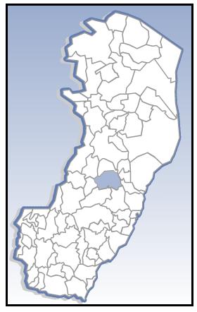 62 Mapa 2: Mapa 27 do Espírito Santo. A região destacada corresponde ao município de Santa Teresa.