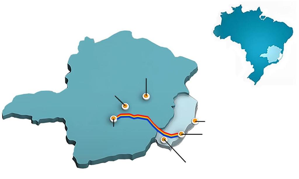 ONDE ESTAMOS BRASIL BRASIL MINAS GERAIS (MG) NOVA ERA ANTÔNIO DIAS (Hidrelétrica Guilman - Amorim) BELO HORIZONTE (Escritório Sede) ESPÍRITO SANTO (ES) MARIANA OURO PRETO (Unidade