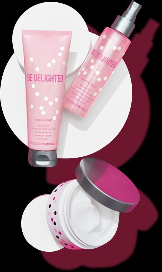 Be Delighted Shimmer Mist, Colônia com Brilho Uma fragrância leve, que tem como destaque as notas de bouquet floral, mandarina e marshmallow.