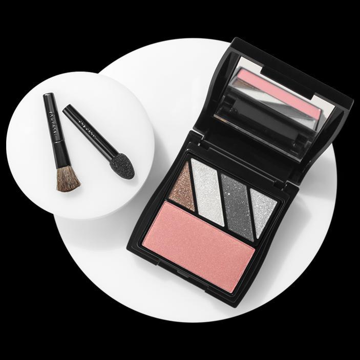 Kit Mini Estojo Compacto + Blush