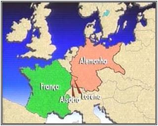 b) Revanchismo francês A França desejava recuperar os territórios