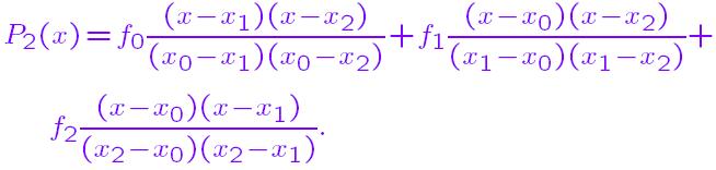 Métodos de Adams Método explícito obtido pela integração do PI no intervalo [x 1, x 2 ]. P(x) determinado a partir dos pontos em [x 0, x 1 ]. Esta extrapolação não produz bons resultados.