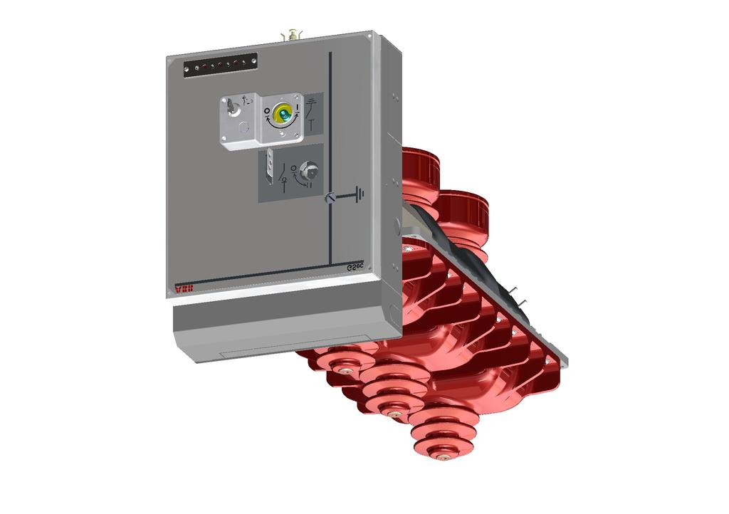 2. Escolha e pedido Tipos a. GSec/T1 Interruptor de manobra-seccionador de três posições com comando 1S - Mola simples.