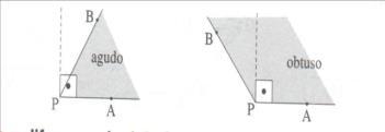 133 semirretas perpendiculares que formam quatros ângulos idênticos ᾳ = 90ᵒ; qualquer dos três ângulos restantes são seus adjacentes 9. Figura 93: Representação do ângulo reto.