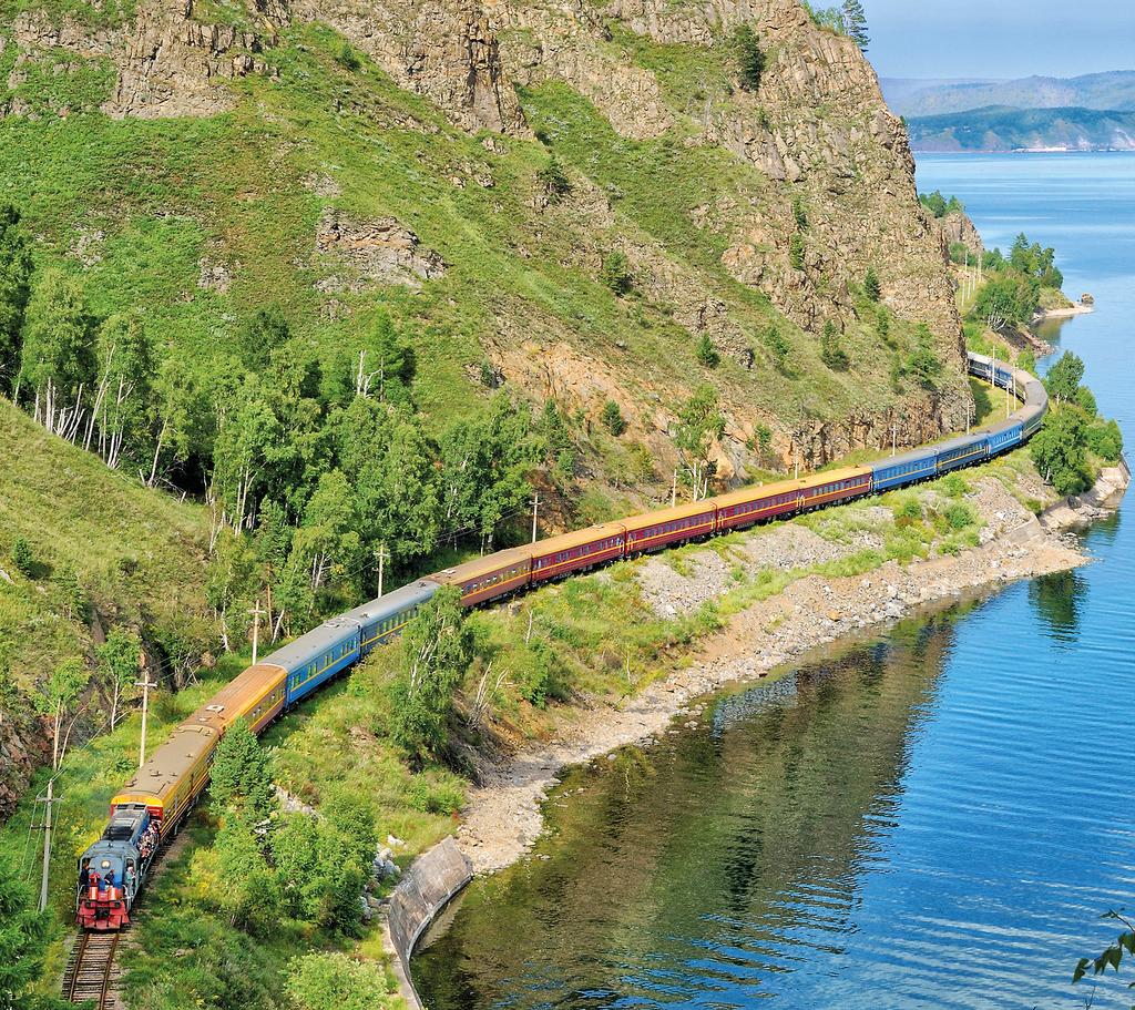 TREM DE LUXO ZARENGOLD Com o Trem Privado Zarengold é possível viajar seguramente e confortavelmente nesta fascinante ferrovia construída 100 anos
