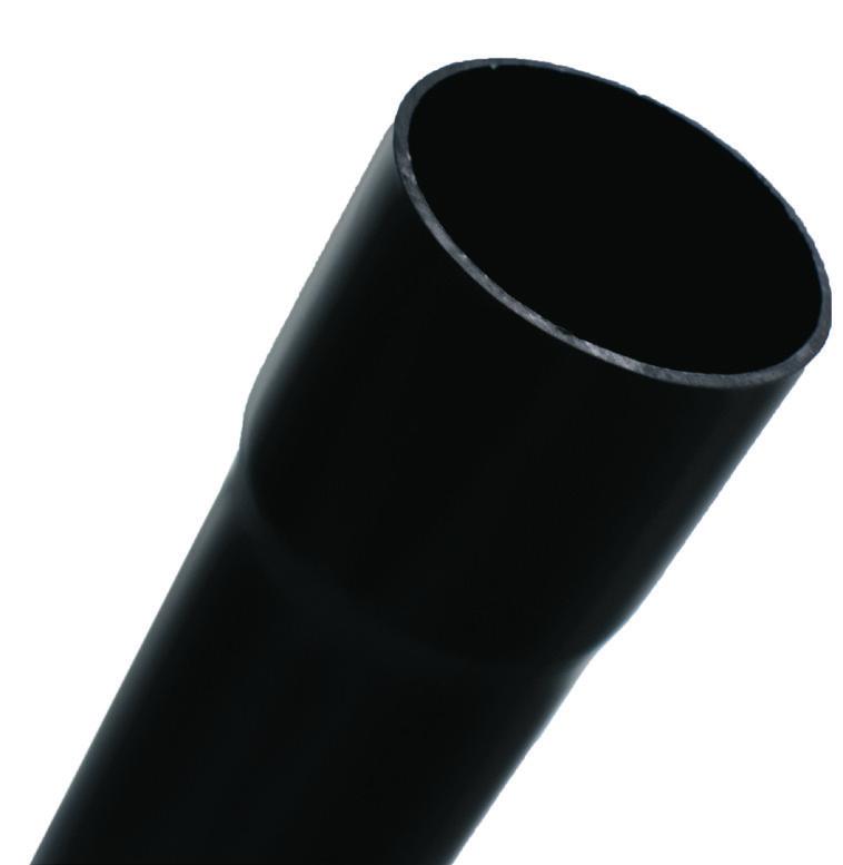 Linha de Tubos Eletroduto A linha Eletroduto é fabricada na cor preta que identifica sua funcionalidade, obedecendo a Norma ABNT NBR 15.465/2008.