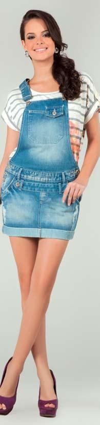 REF 1100201 R$ 141,90 VESTIDO jeans com bojo e