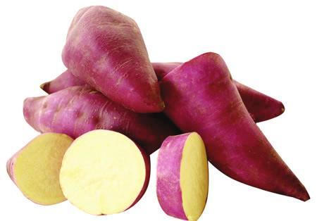 Batata Doce Indicada para quem faz atividades fícicas, é rica em vitamina A.