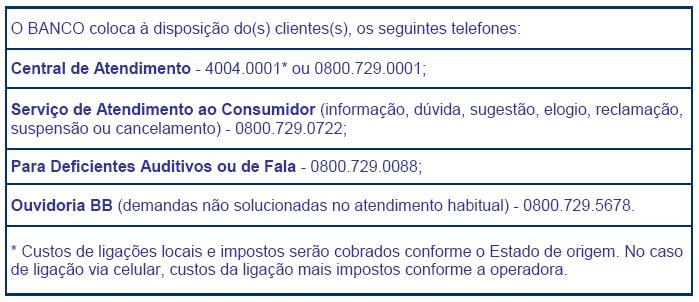 3. O Banco do Brasil permanece como exclusivo titular dos demais direitos, ações e obrigações sobre os Títulos de Capitalização objeto da presente cessão. 4.