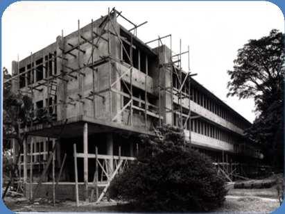 Emilio Ribas 1952 Início da construção do Prédio de internação com 9 andares mudando o padrão de internação