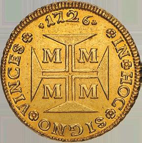 Lote 122 Ouro Dobrão 1726