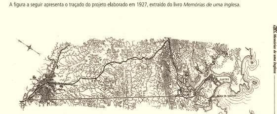 DIRETRIZ DE TRAÇADO (1927): SÃO PAULO - SANTOS Em 1927, outro estudo ligava Cubatão a Lapa (São Paulo), com rampa