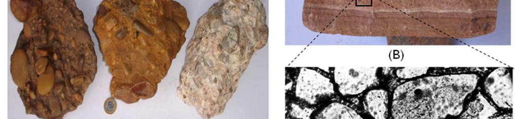 formadas por fragmentos de tamanhos variáveis (rochas clásticas; Figuras 3.5 e 3.