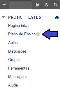 Figura 5. Figura 5: Disciplinas. Agora, vamos aprender como publicar o Plano de Ensino, que foi cadastrado no PEA.