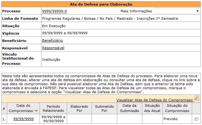 as atas de defesa deste processo que ainda não foram entregues.