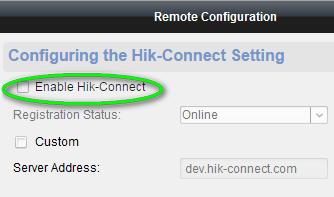 o Hik Connect ativar através de